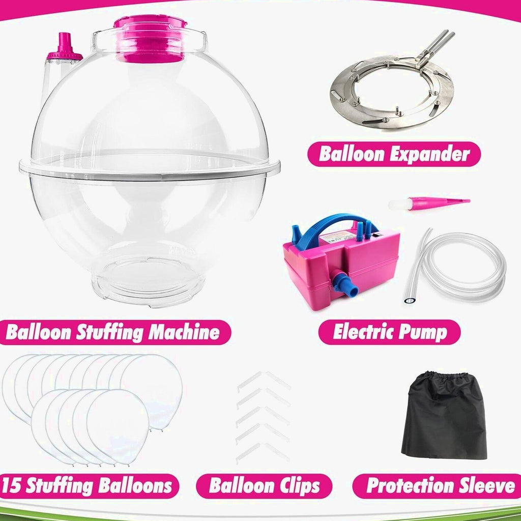 BLOONSY Balloon Stuffing Machine Kit With Electric Air Pump And Expander Tool - BLNS-BSM-01