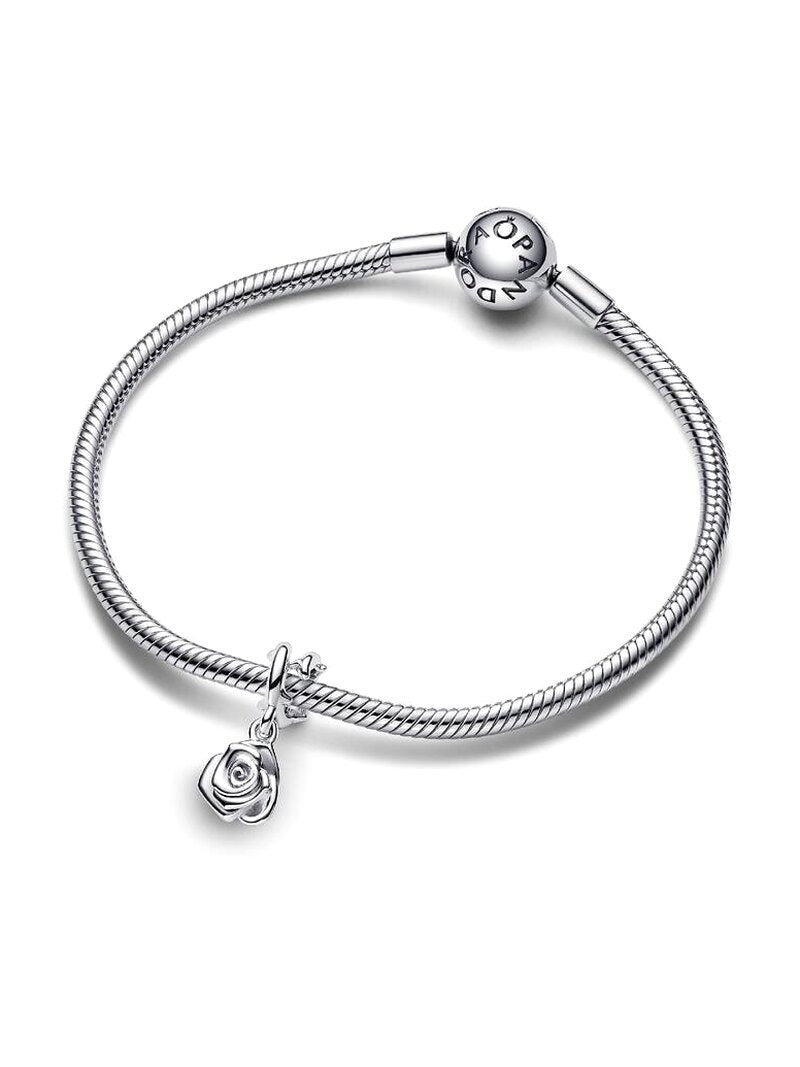 Sterling Silver Rose Dangle Charm