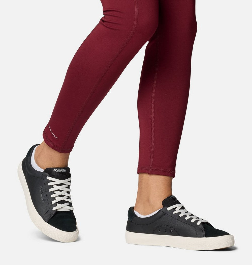 Women's Leather Deck Shoe - Black