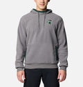 Men's School Logo Fleece Hoodie - Gray