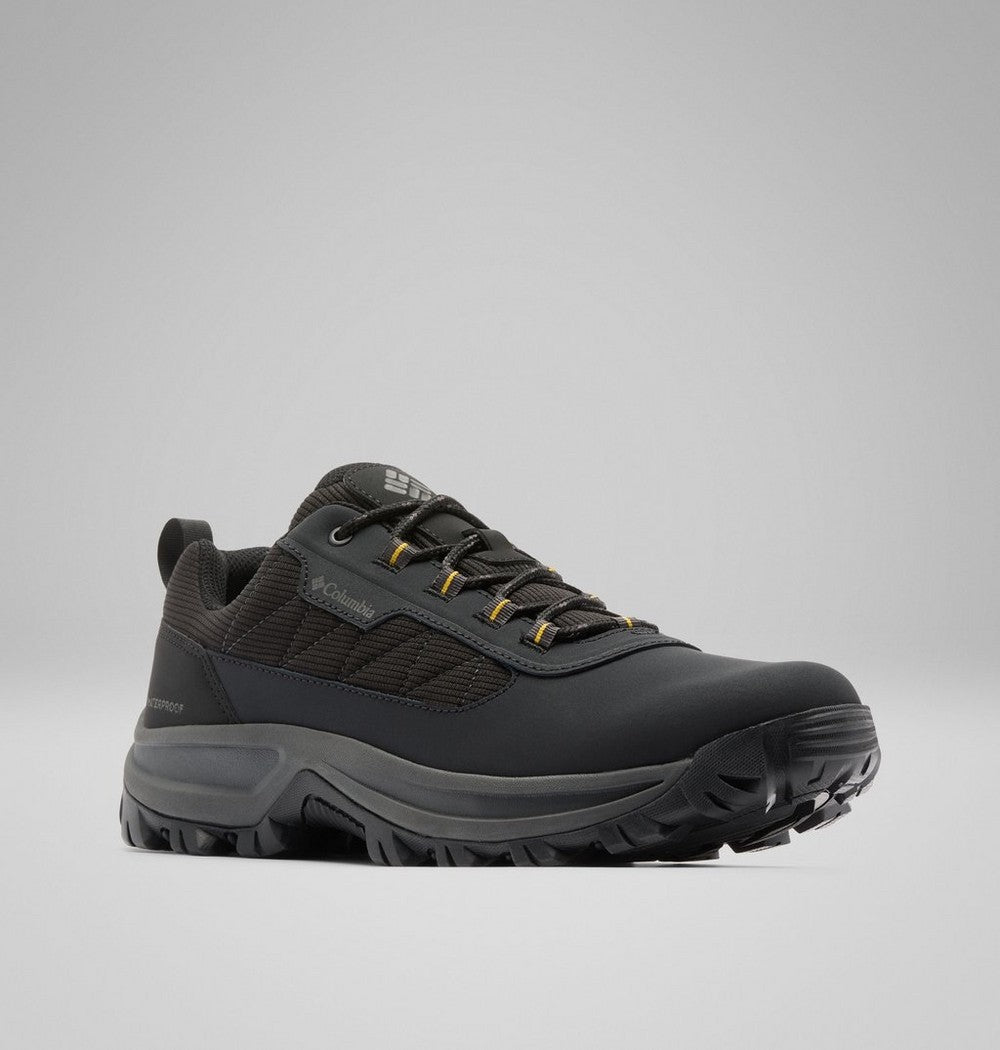 Men's Waterproof Low Hiking Shoe - Gray Red