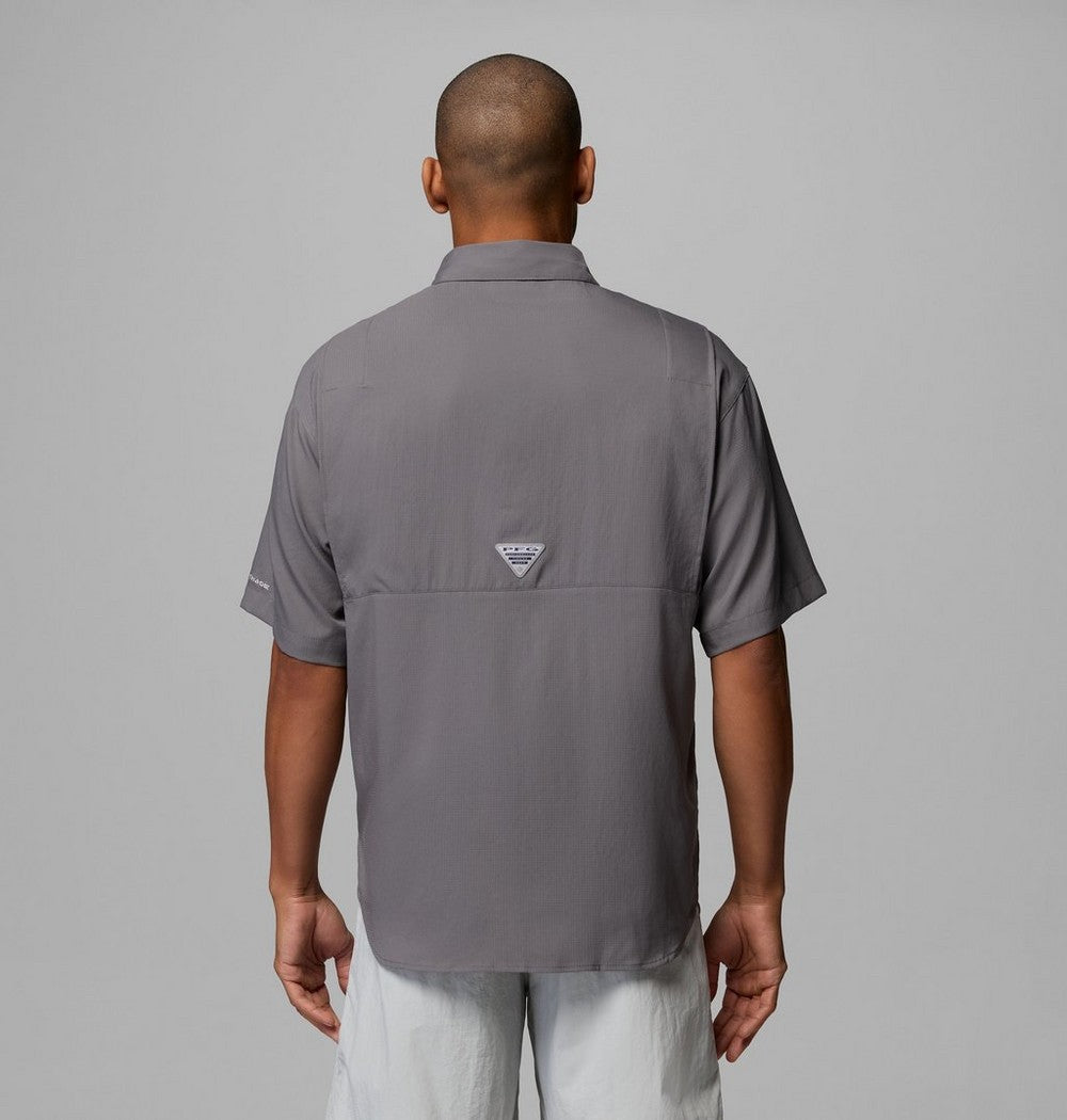 Men's Short-Sleeve Fishing Shirt - Blue