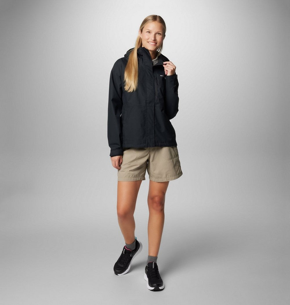Women's Waterproof Rain Jacket - Coral
