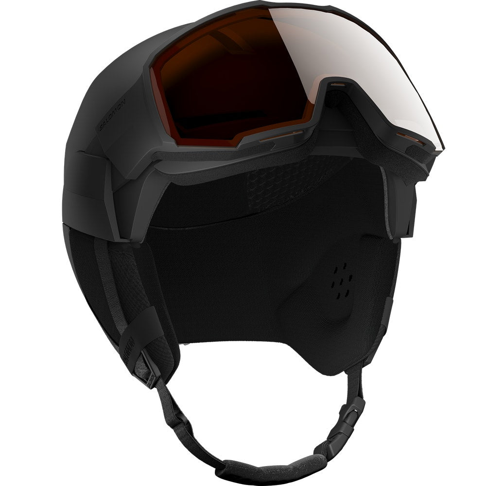 Adjustable Ski Helmet With Visor - Black
