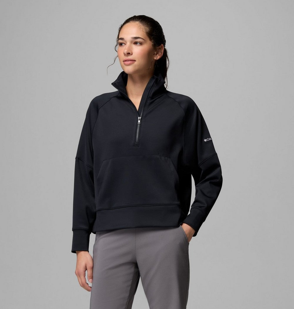 Women's Moisture-Wicking Quarter-Zip - Black