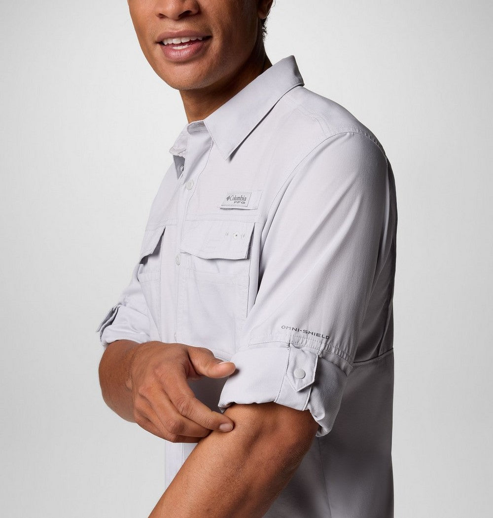 Men's Long Sleeve Fishing Shirt - White