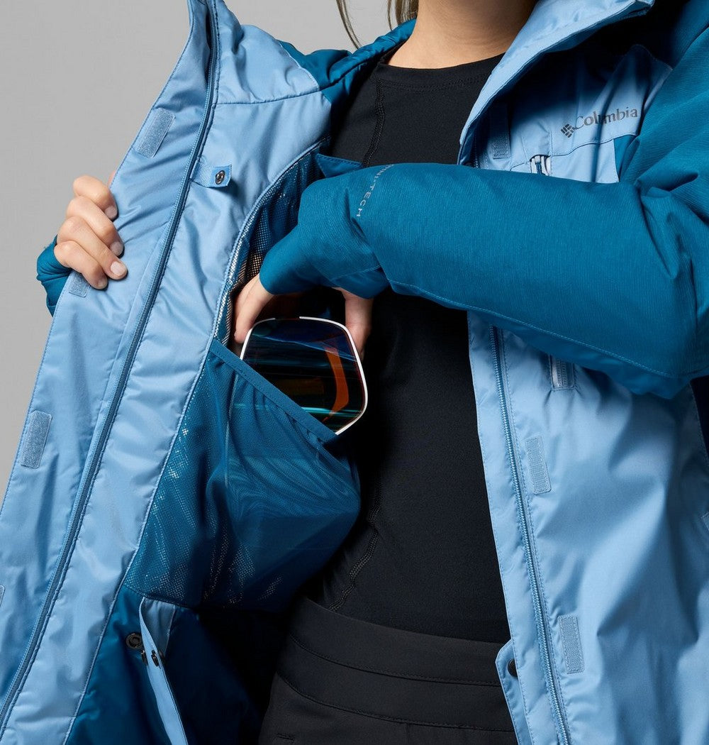 Women's Insulated Ski Jacket - Blue