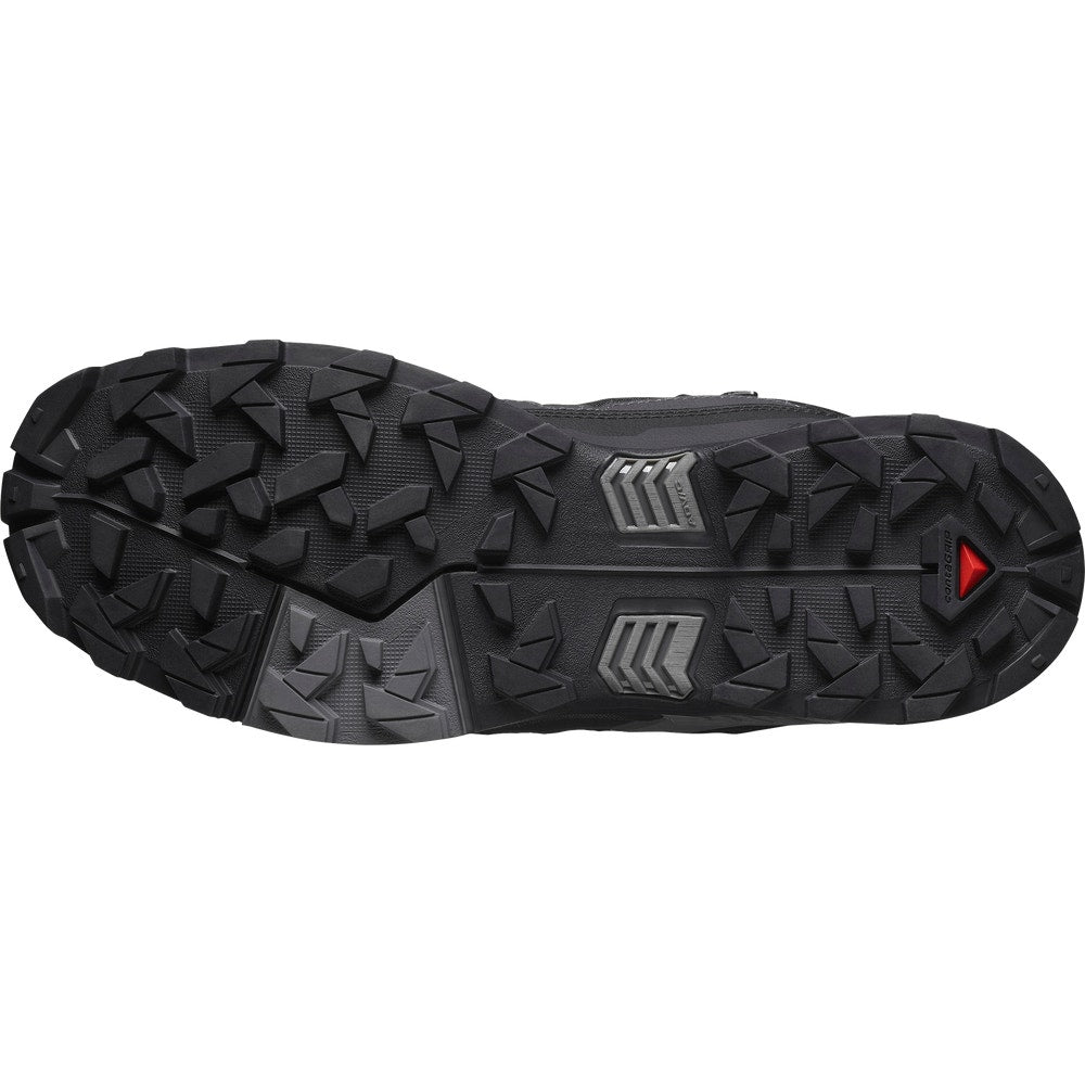 Men's Wide Waterproof Mid Hiking Boots - Gray