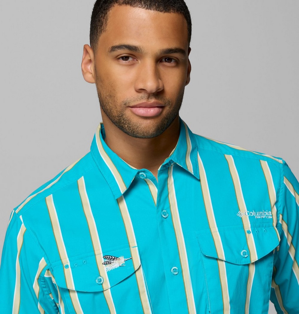 Men's Printed Short Sleeve Fishing Shirt