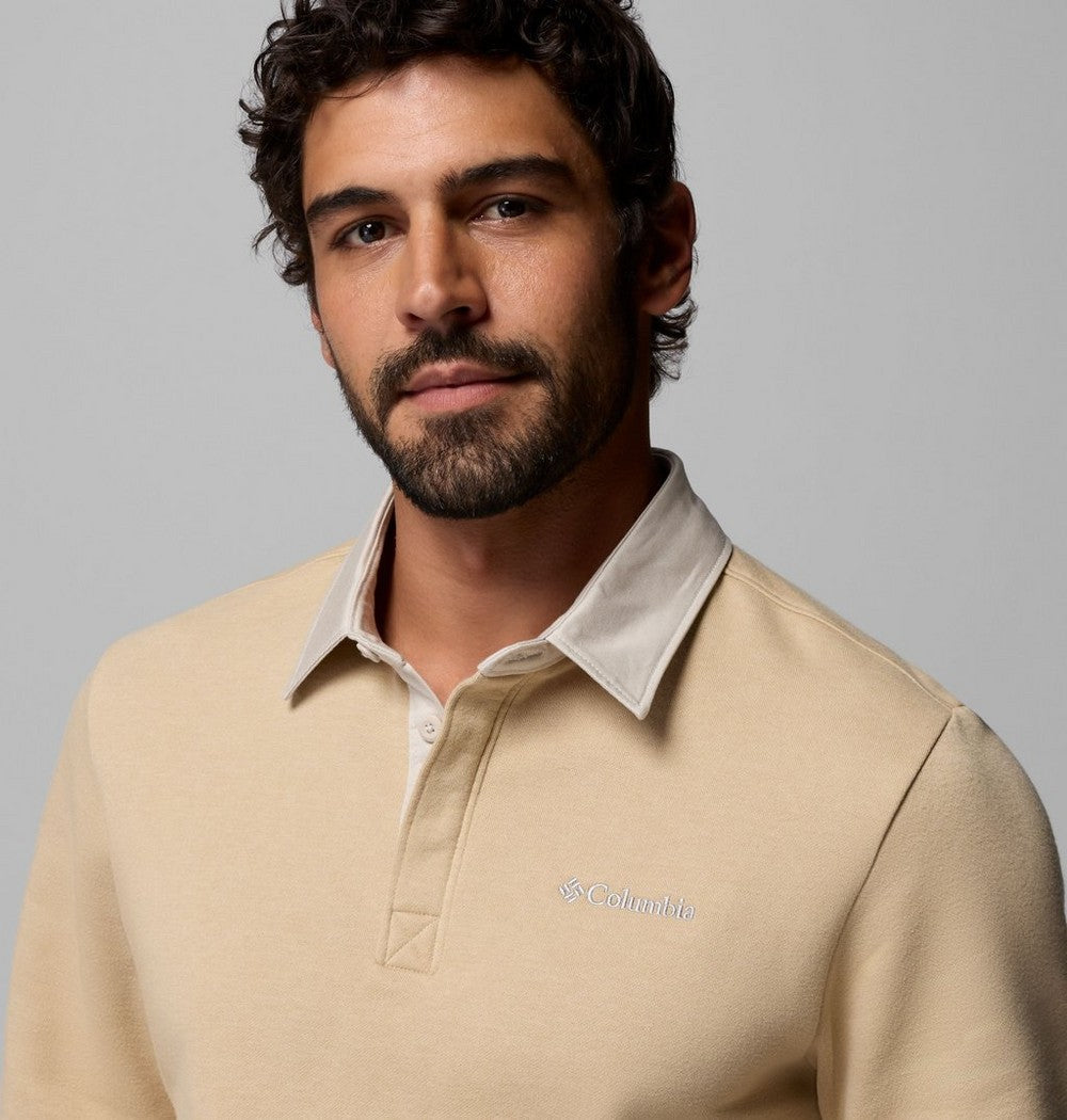 Men's Long-Sleeve Rugby Shirt - Green
