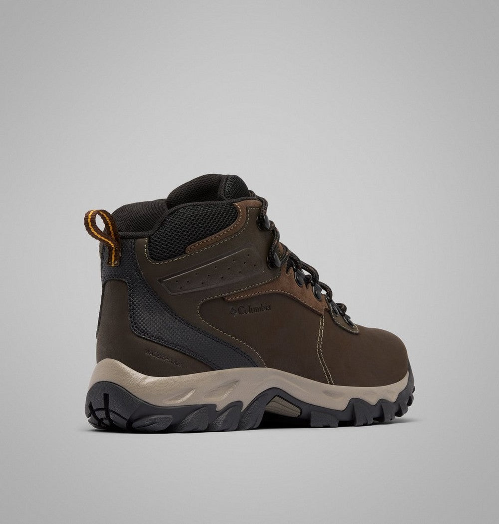 Men's Wide Waterproof Hiking Boot - Tan Blue
