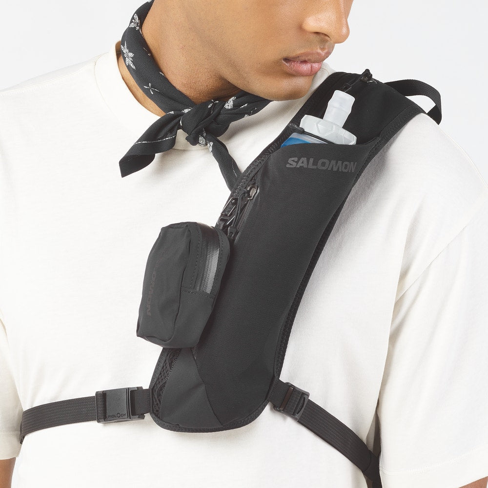 Unisex Crossbody Bag With Soft Flask