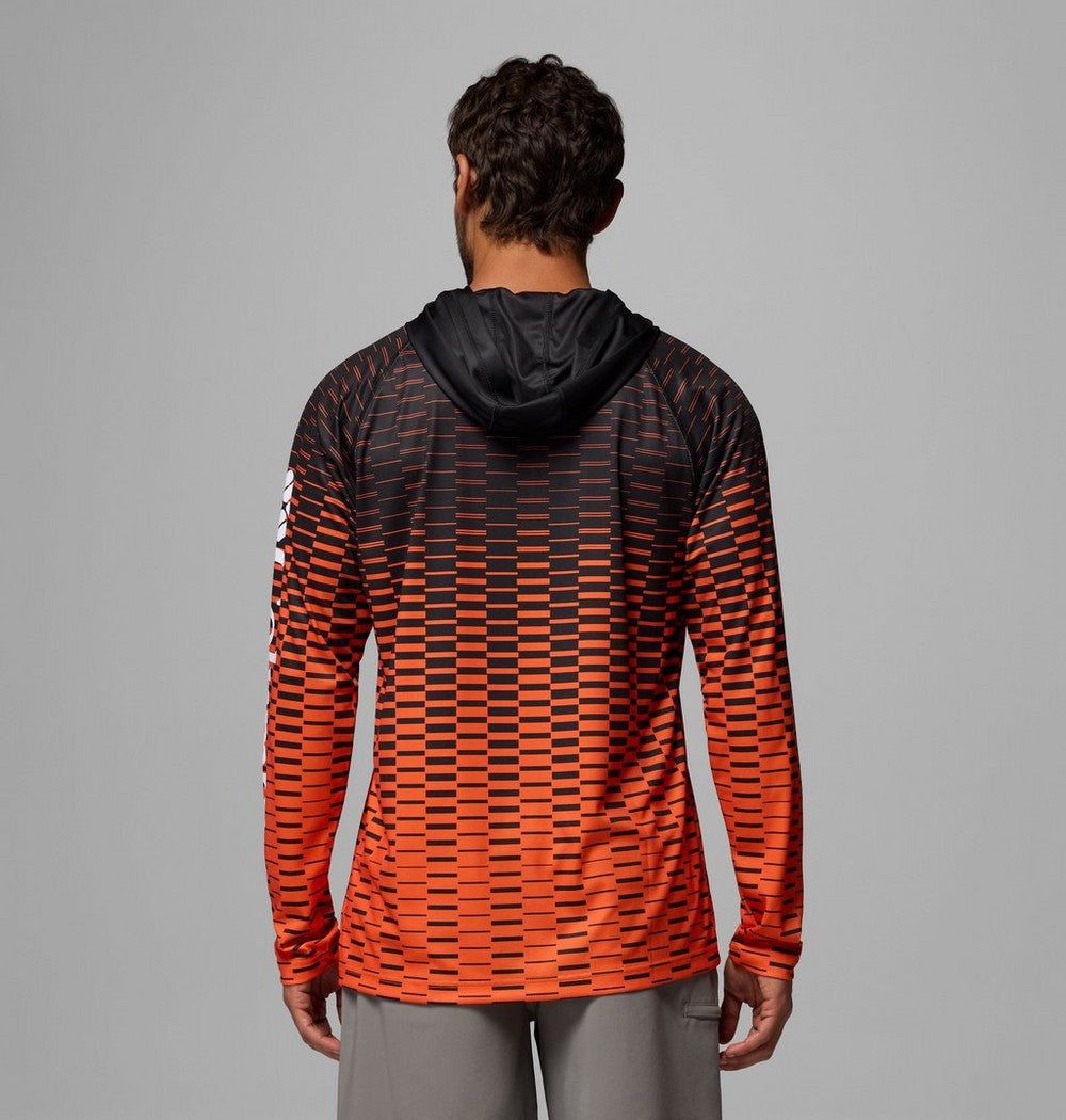 Men's UPF 50 Team Logo Sun Hoodie - Black