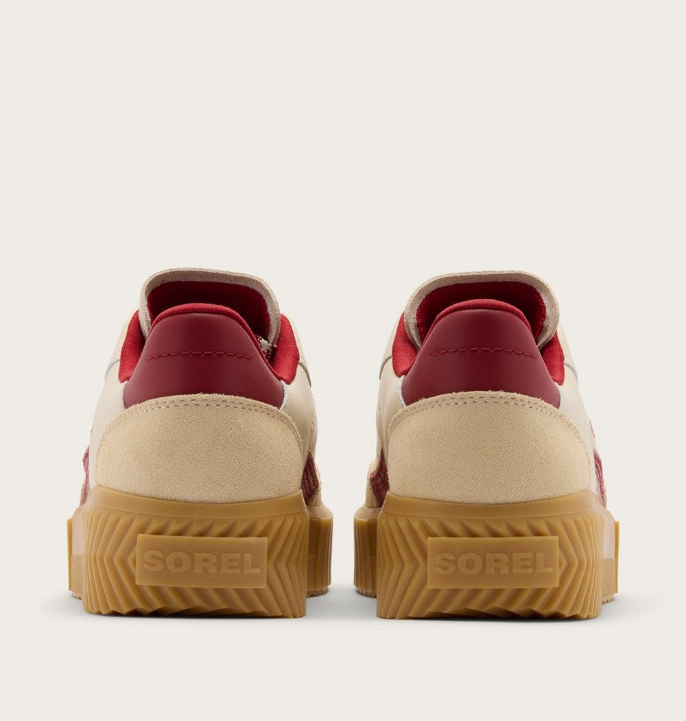 Women's T-Toe Leather Sneaker - Green