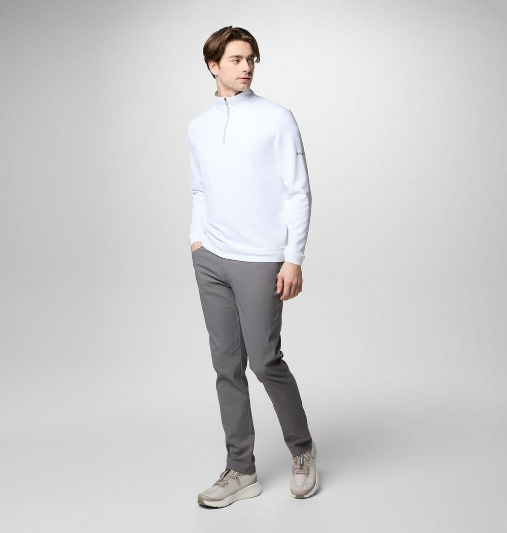 Men's UPF 30 Quarter-Zip Pullover - Peach