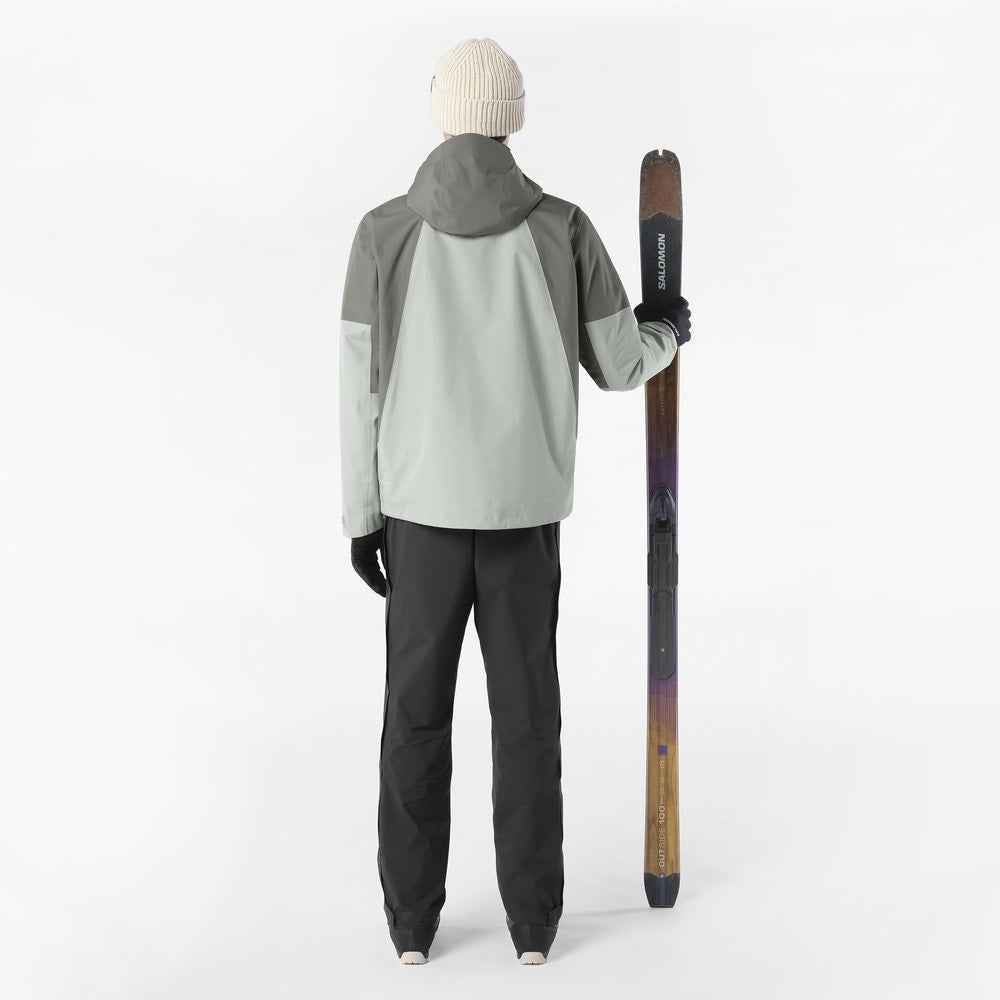 Men's Insulated Hooded Jacket - Gray
