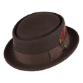 Thread Jaxon & James Crushable Wool Pork Pie Hat - Brown