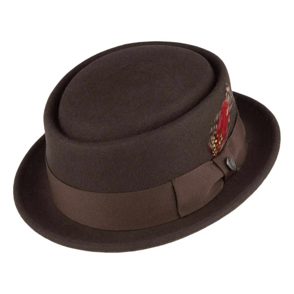 Thread Jaxon & James Crushable Wool Pork Pie Hat - Brown