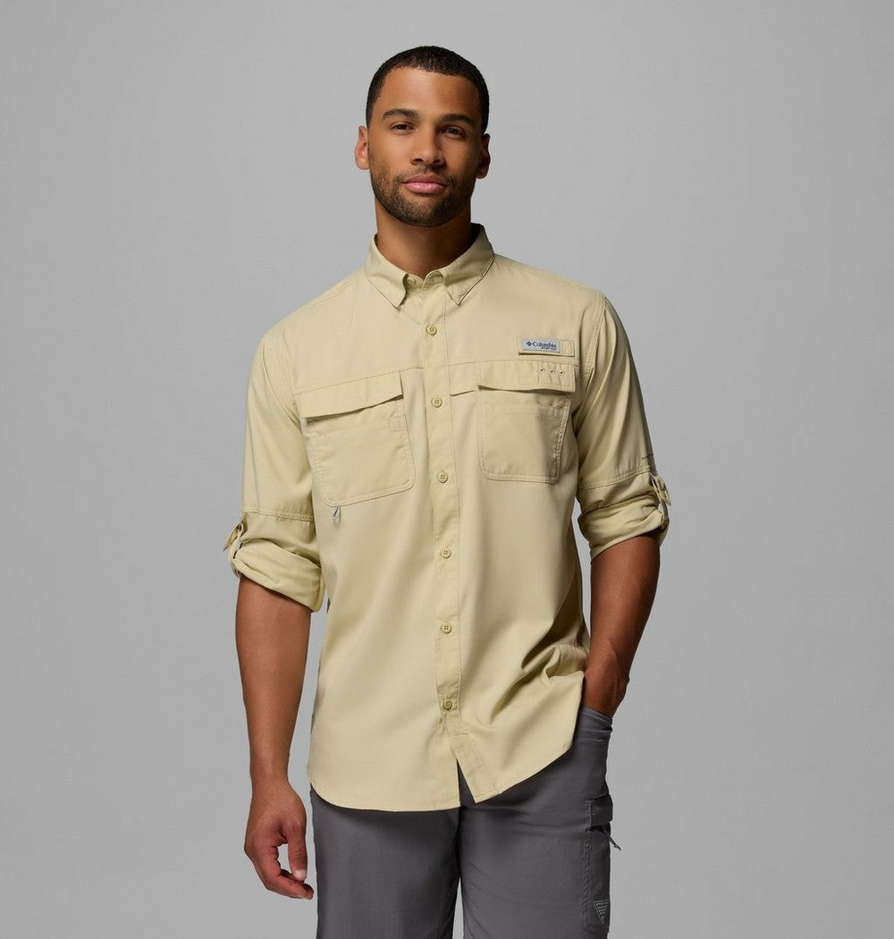 Men's Long Sleeve Fishing Shirt - White