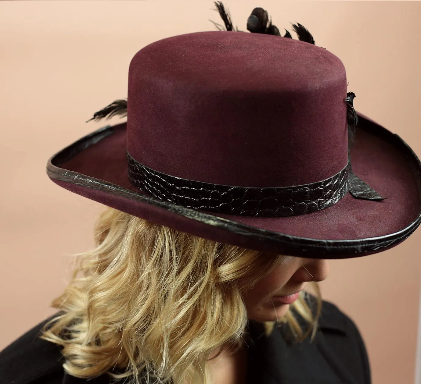 Leather Cowboy Hat
