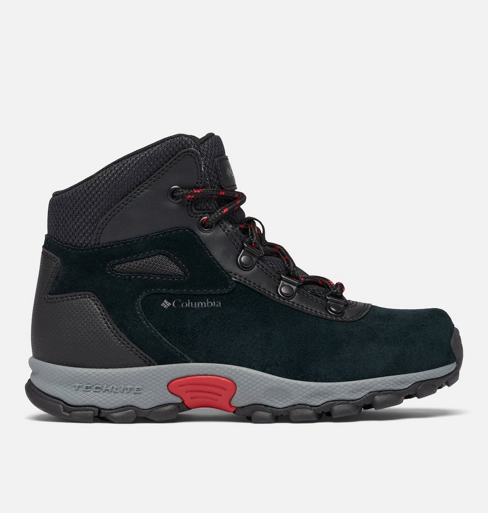 Big Kids' Suede Trail Hiking Boot - Black Red