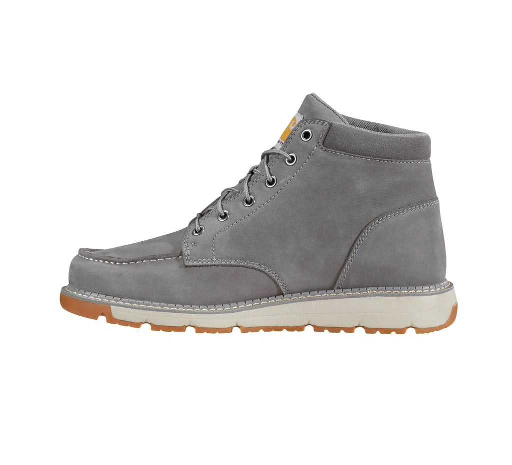 Moc Toe Wedge Work Boot - Gray