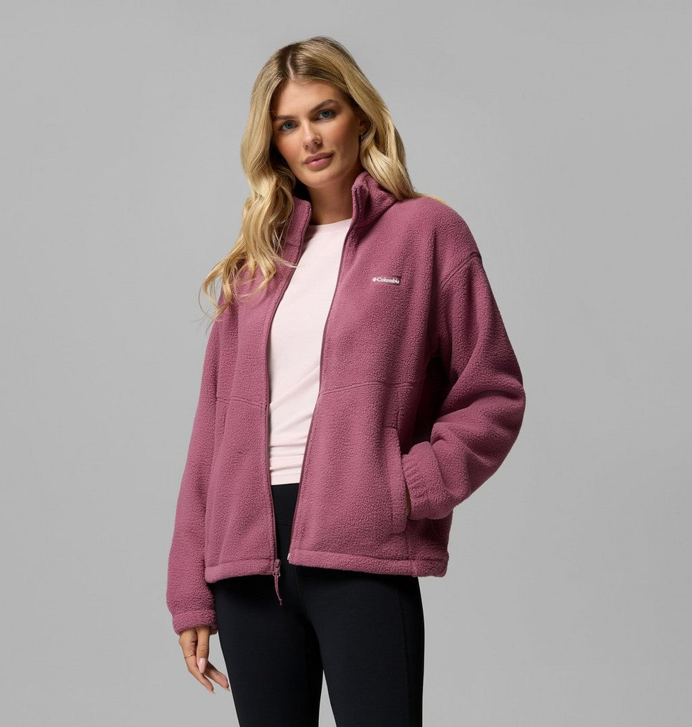 Women's Full-Zip Fleece Jacket - Tobacco