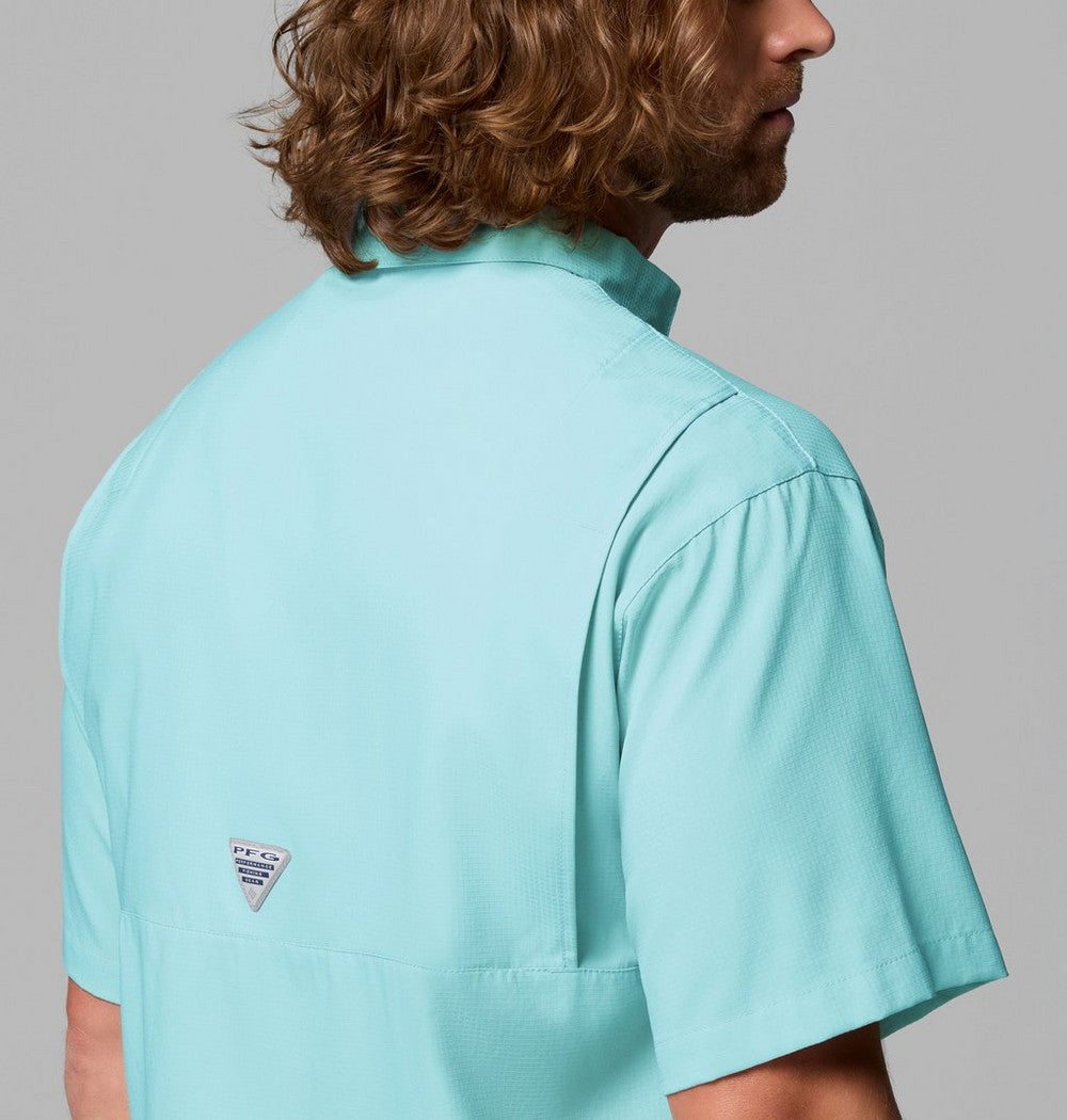 Men's Short-Sleeve Fishing Shirt - Blue