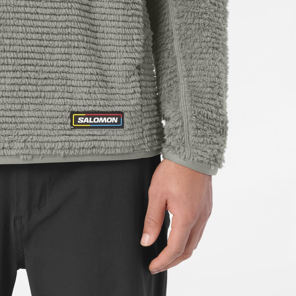 Men's Insulated Fleece Hoodie - Gray