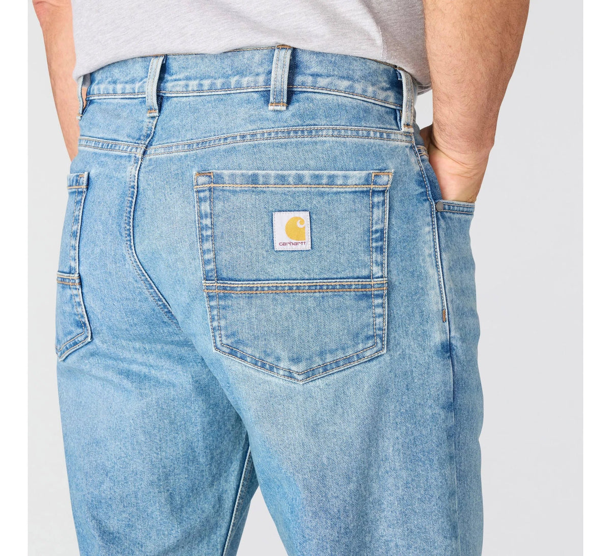 Men's Loose Straight Stretch Work Jeans - Weld