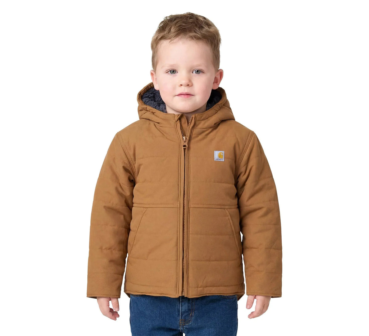 Infant Insulated Hooded Jacket - Rose