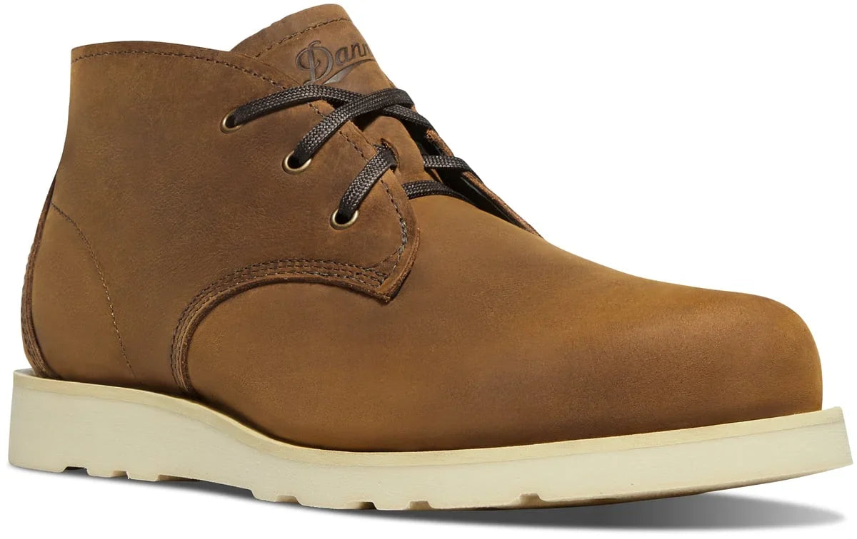 Full-Grain Leather Chukka Boots - Roasted Pecan