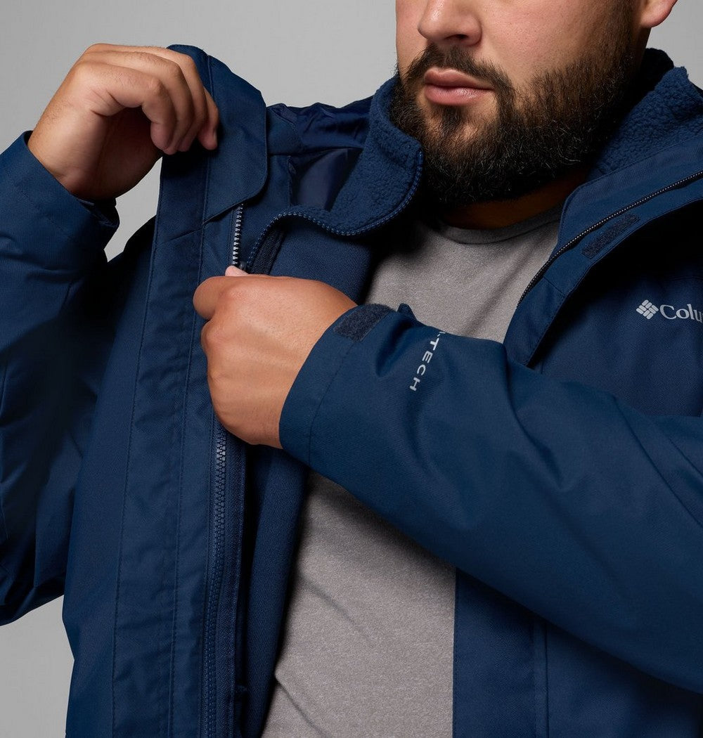 Men's Big 3-In-1 Waterproof Jacket - Green