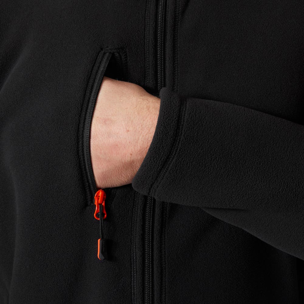 Recycled Fleece Work Jacket - Dark Gray