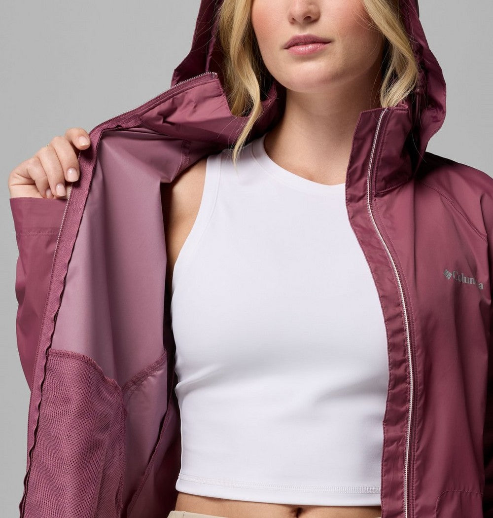Women's Packable Water-Repellent Jacket - Blue