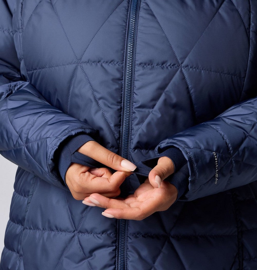 Women's Plus 3-In-1 Hooded Winter Jacket - Green