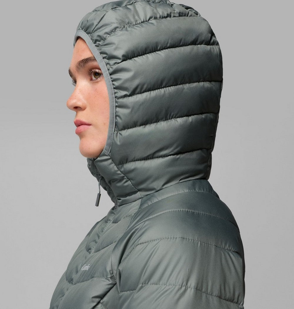 Women's Hooded Puffer Jacket - Navy