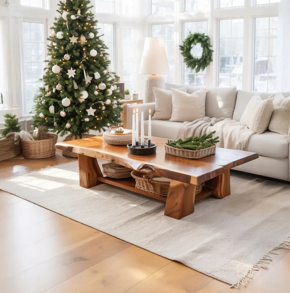 Rustic Solid Wood Coffee Table