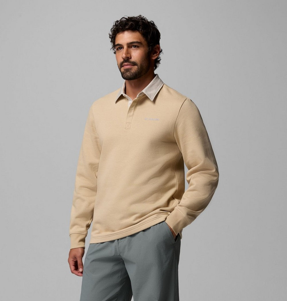 Men's Long-Sleeve Rugby Shirt - Green