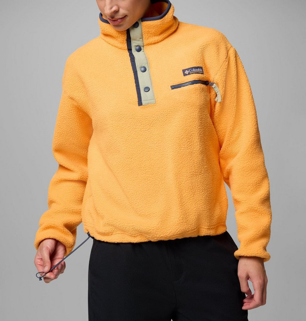 Women's Cropped Half-Snap Fleece Pullover