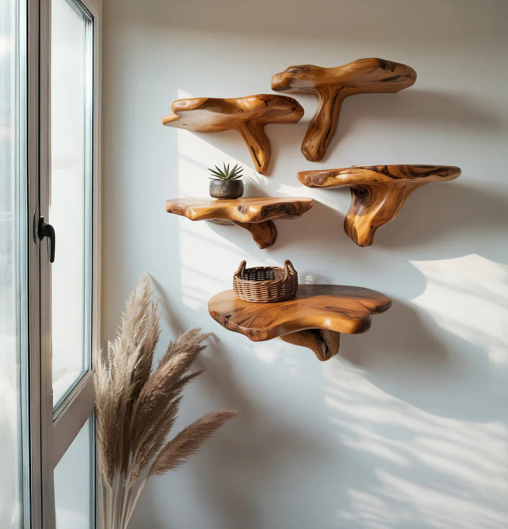 Modern Minimalist Mushroom Shelf