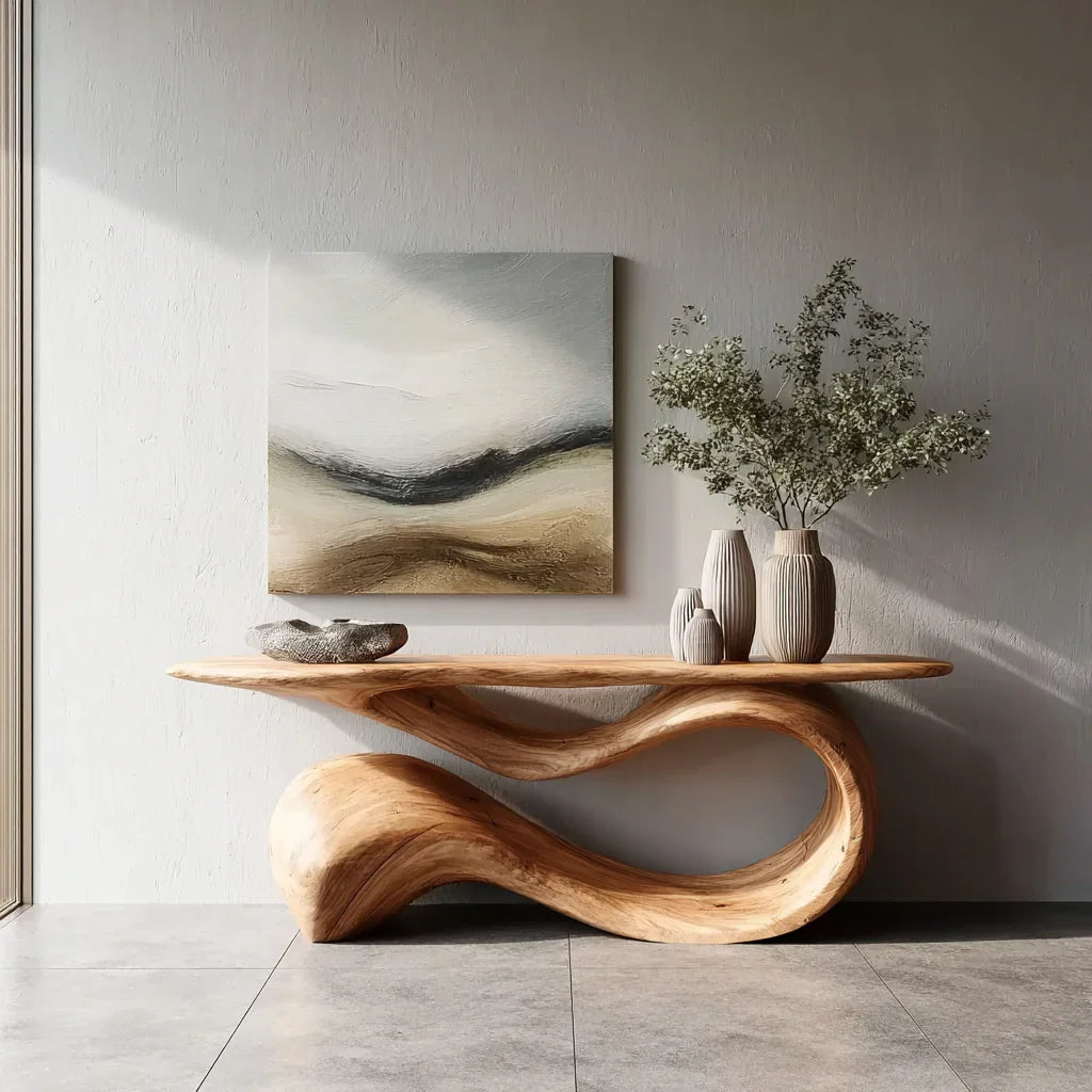 Handmade Solid Wood Console Table