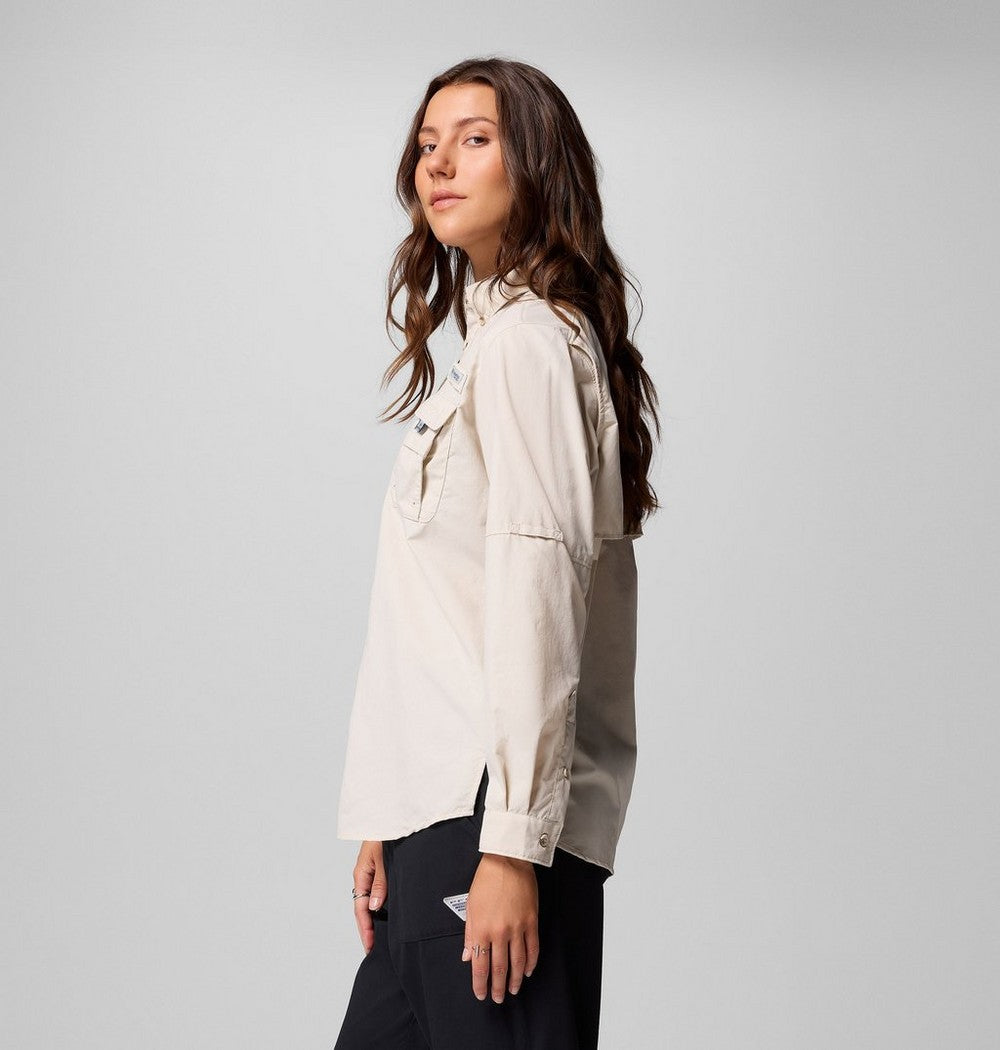 Women's Long Sleeve Fishing Shirt - Pink
