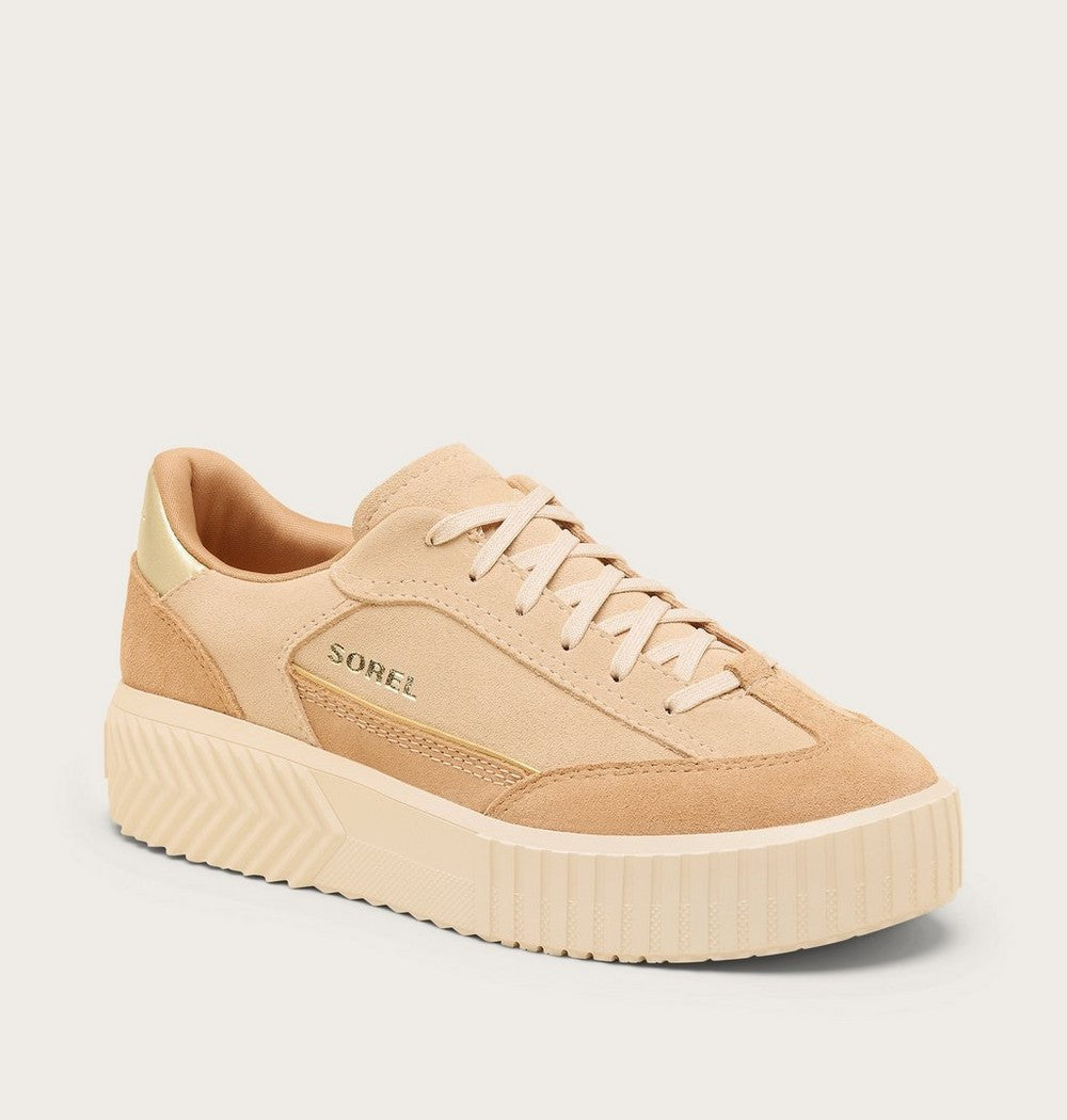 Women's T-Toe Leather Sneaker - Green
