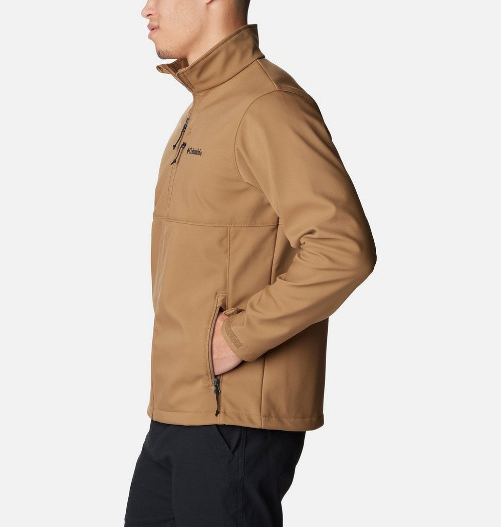 Men's Water-Resistant Softshell Jacket - Spice