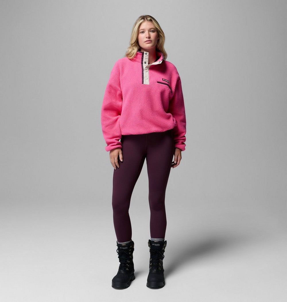 Women's Cropped Half-Snap Fleece Pullover
