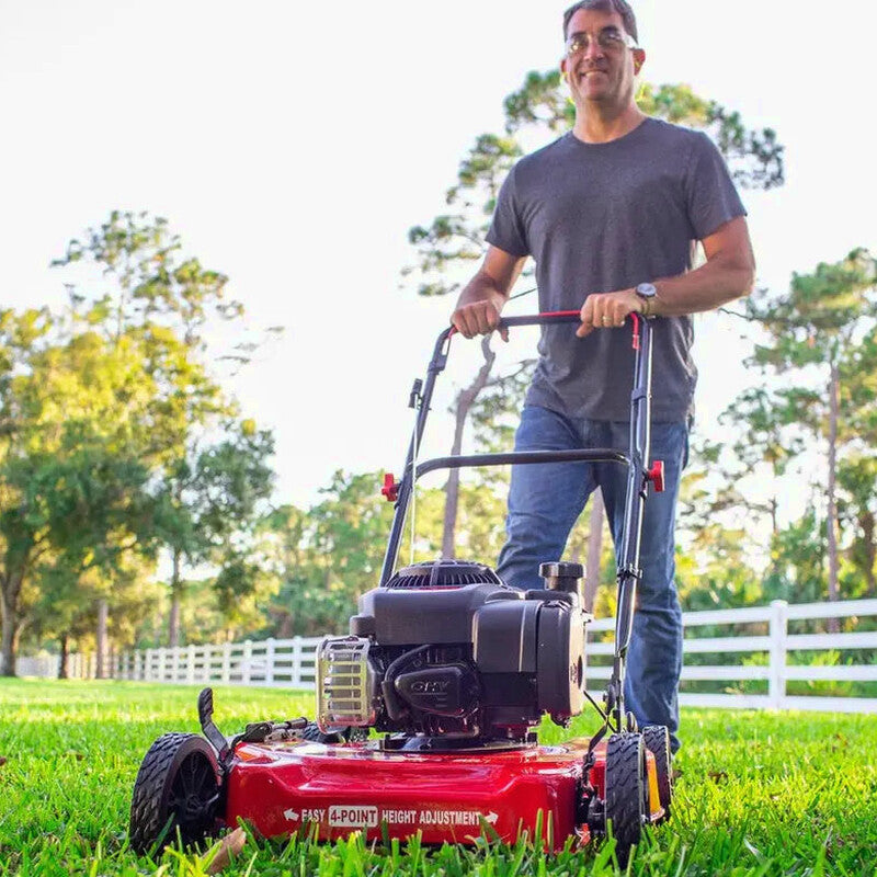 Hyper Tough 20-Inch Gas Push Lawn Mower, 125cc Briggs & Stratton Engine