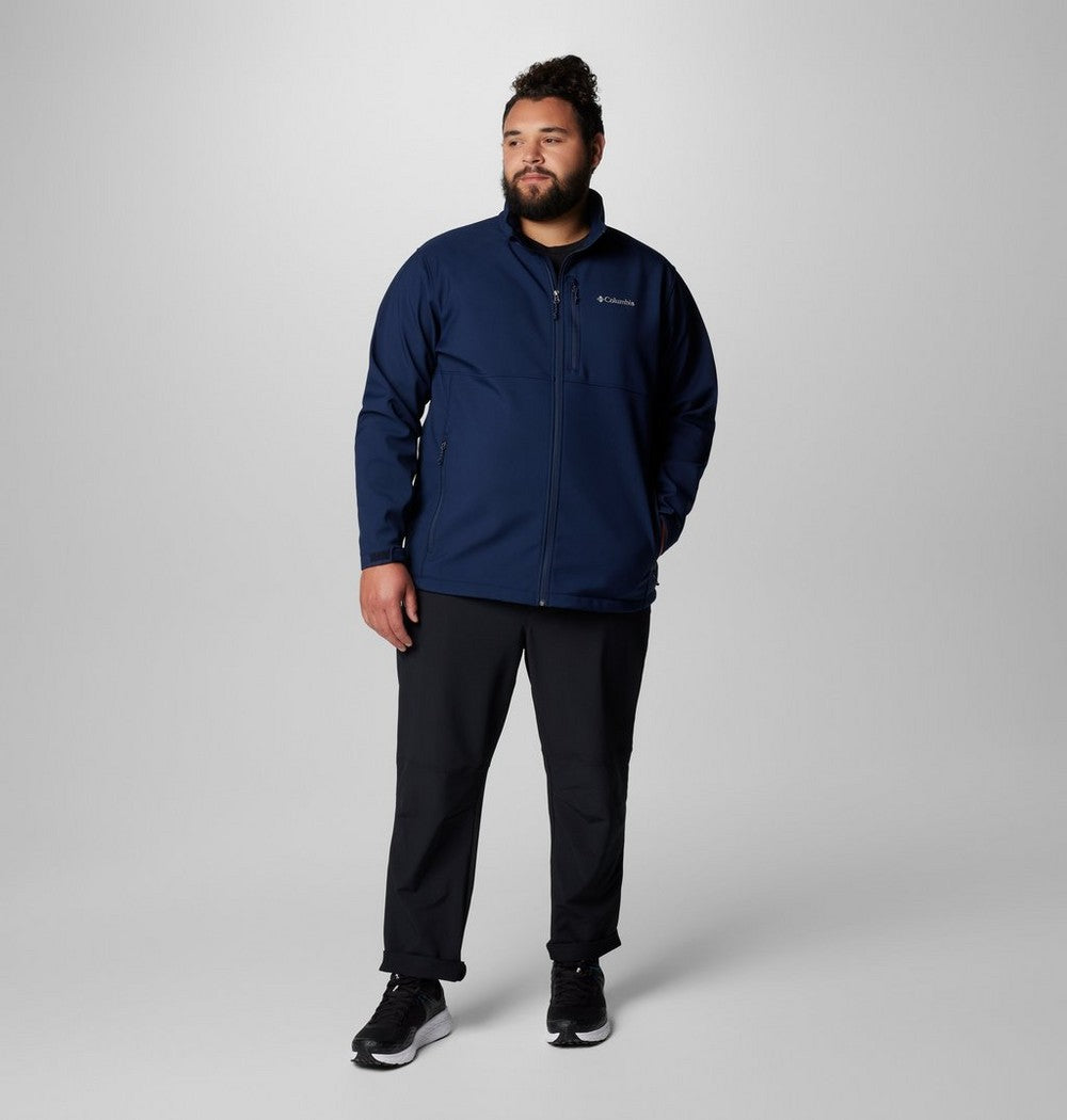 Men's Big Softshell Jacket - Grey