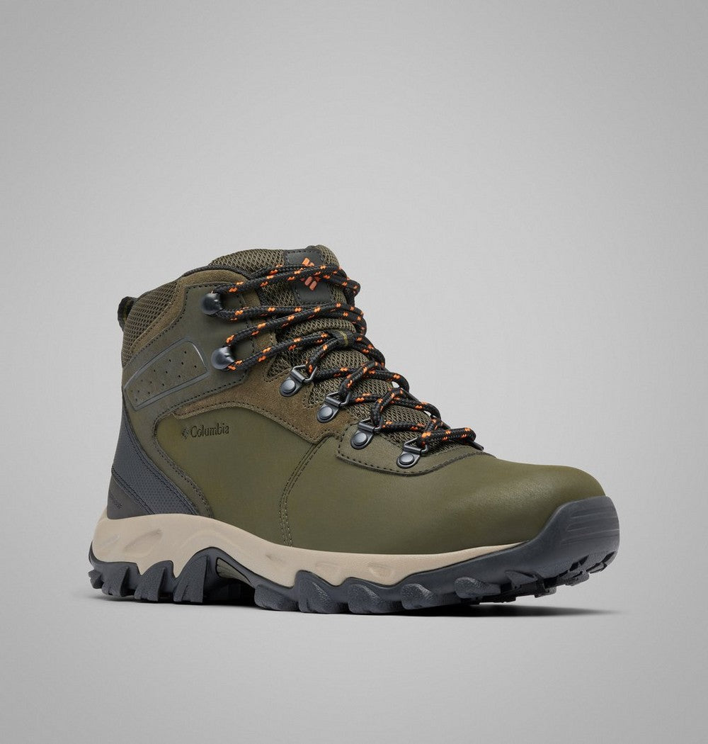 Men's Wide Waterproof Hiking Boot - Tan Blue