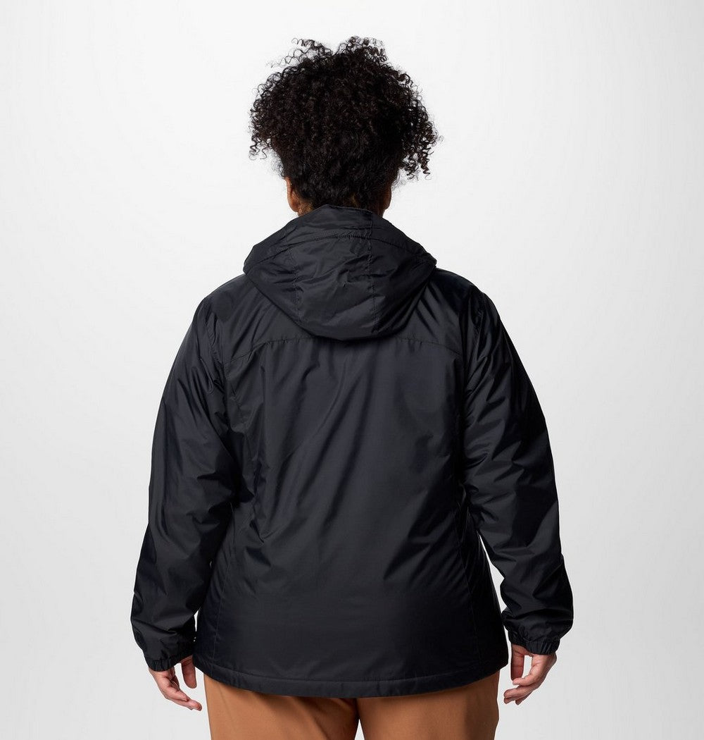 Women's Sherpa-Lined Rain Jacket - Green